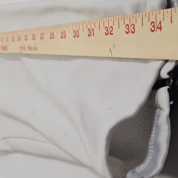 Nike Women’s Sweat Pants Bottom Zip White and Black Size Medium Drawstring - Picture 9 of 11